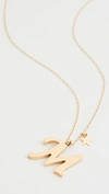 Shashi Letter Pendant With Star Charm In M