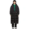 Prada Hooded Quilted Shell Down Coat In F0002 Black