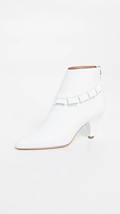 Laurence Dacade Tita Leather Boots In White
