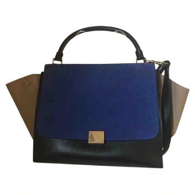 Pre-owned Celine Trapèze Leather Handbag In Other