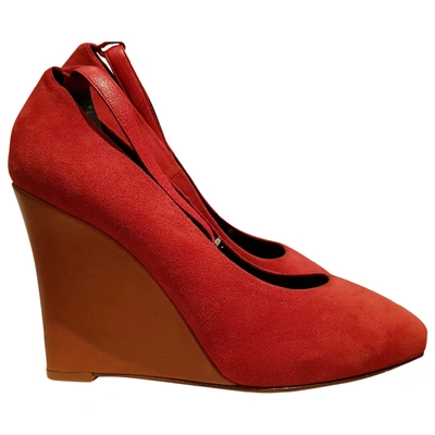Pre-owned Celine Heels In Red