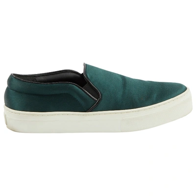 Pre-owned Celine Cloth Trainers In Green