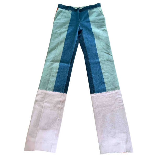 Pre-owned Celine Multicolour Cotton Jeans | ModeSens