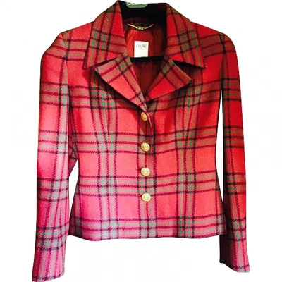 Pre-owned Celine Wool Suit Jacket In Multicolour