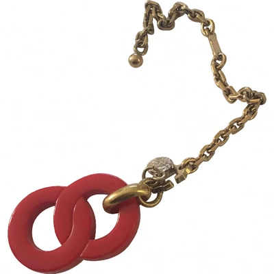 Pre-owned Celine Key Ring In Red