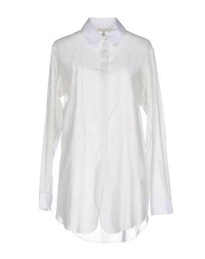 Rag & Bone Patterned Shirts & Blouses In Ivory