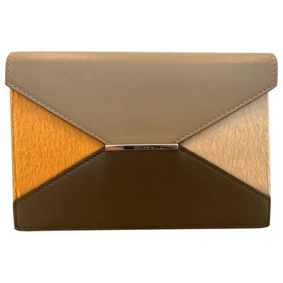 Pre-owned Celine Leather Wallet In Multicolour