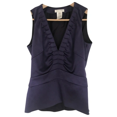 Pre-owned Celine Purple Polyester Top