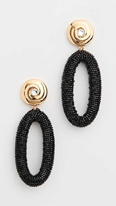 Lizzie Fortunato Allure Earrings In Black