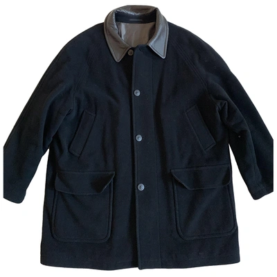 Pre-owned Courrèges Wool Jacket In Black