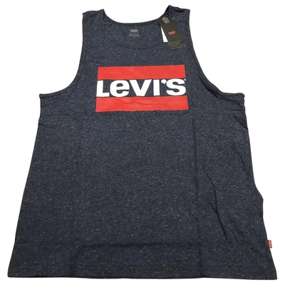 Pre-owned Levi's Blue Cotton T-shirts