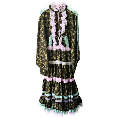 Pre-owned Natasha Zinko Khaki Cotton Dress