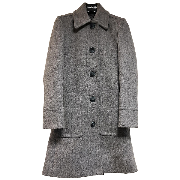Pre-owned Whistles Grey Wool Coat | ModeSens