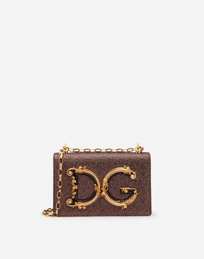 Dolce & Gabbana Lamé D&g Girls Shoulder Bag