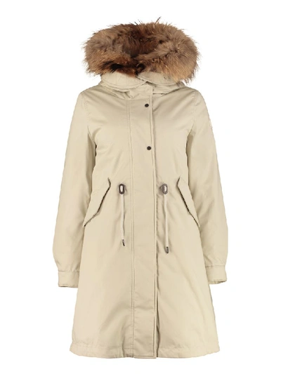 Woolrich Cascade Parka With Removable Padding In Beige ModeSens