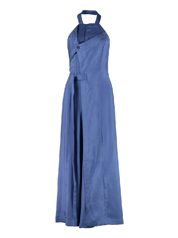 Jacquemus Marco Asymmetric Dress In Blue | ModeSens