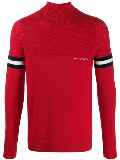 Perfect Moment Chamonix Turtle-neck Jumper In Red