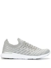 Apl Athletic Propulsion Labs Techloom Wave Two-way Running Sneakers In Silver