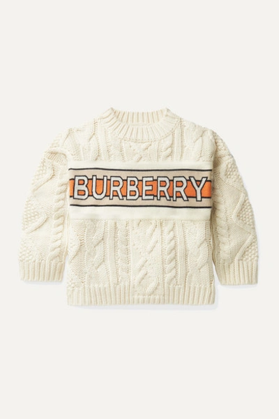 Burberry Kids' Ages 3 In Ivory