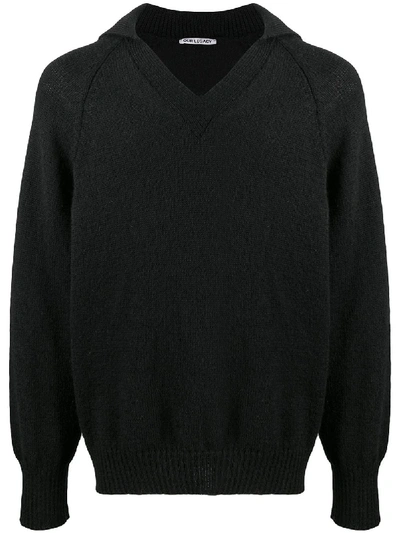 Our Legacy Polo Knitted Jumper In Black