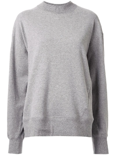 Vaara Stevie Cotton-blend Sweatshirt In Charcoal