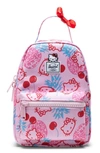 Herschel Supply Co Nova Mini Hello Kitty Backpack In Pineapple Cherry