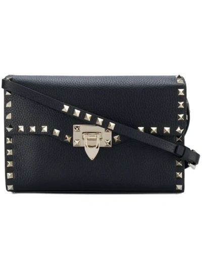 Valentino Garavani 'rockstud' Umhängetasche In Black