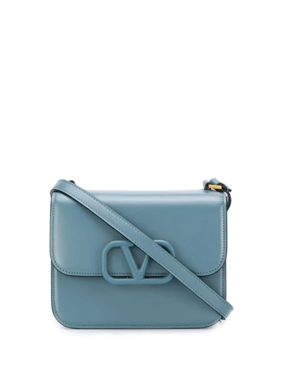 Valentino Garavani Small Vsling Shoulder Bag In Blue
