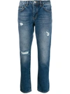 Philipp Plein Statement Boyfriend Jeans In Blue