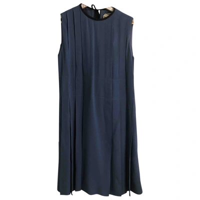 Pre-owned Fendi Mid-length Dress In Blue