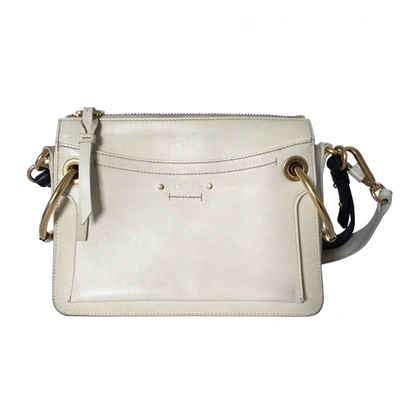 Pre-owned Chloé Roy Ecru Leather Handbag