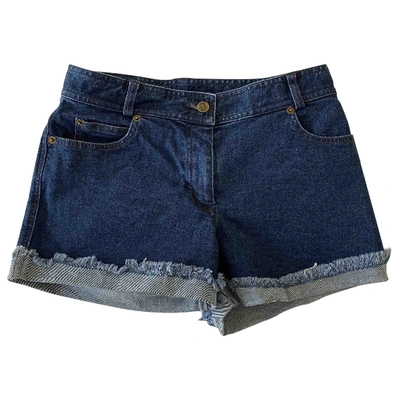 Pre-owned Karen Walker Blue Denim - Jeans Shorts