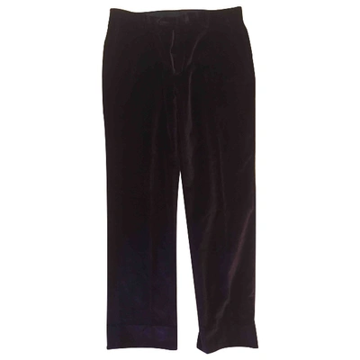 Pre-owned Paul Smith Trousers In Purple