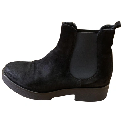 Pre-owned Elena Iachi Boots In Black
