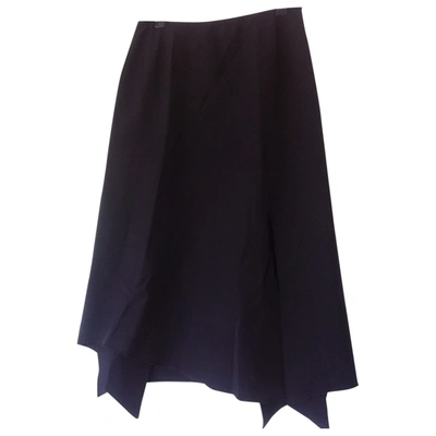 Pre-owned Comptoir Des Cotonniers Maxi Skirt In Black