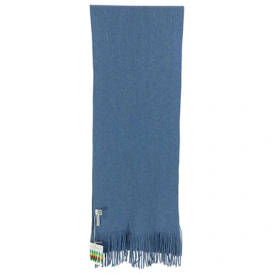 Pre-owned Ballantyne Cashmere Scarf In Navy