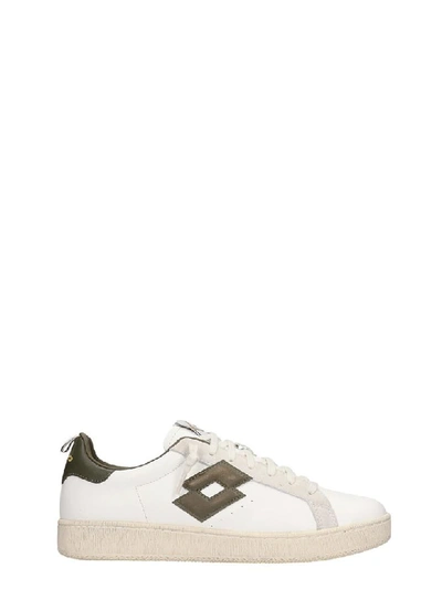 Lotto Leggenda Autograph Sneakers In White Leather