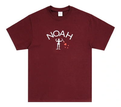 Pre-owned Noah  Blackbeard Logo Tee Athletic Maroon