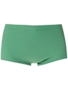 Track & Field Ribbed Trunks In Green