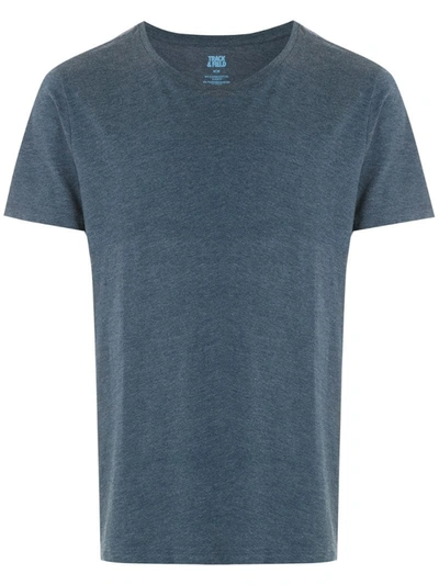 Track & Field Coolcotton Ribbed T-shirt In Blue