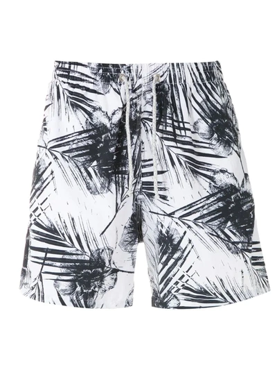 Track & Field Beach Ultramax Printed Swim Shorts In White