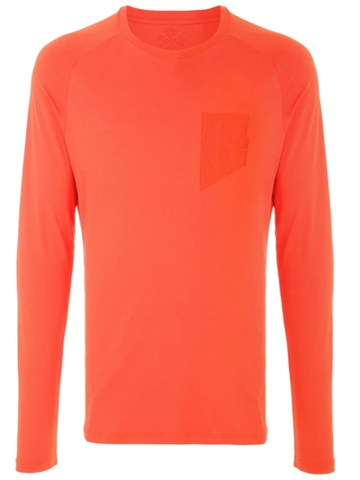 Track & Field Corrida Uv Tech T-shirt In Orange