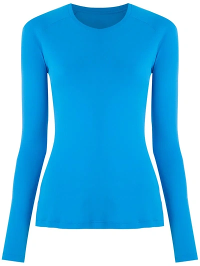 Track & Field Uv Tech Raglan Sleeves Blouse In Blue