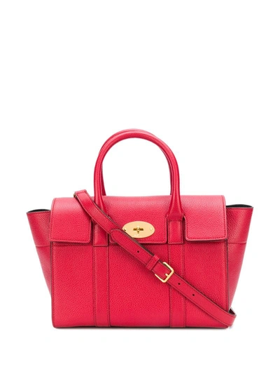 Mulberry Bayswater Small Tote Bag In Red
