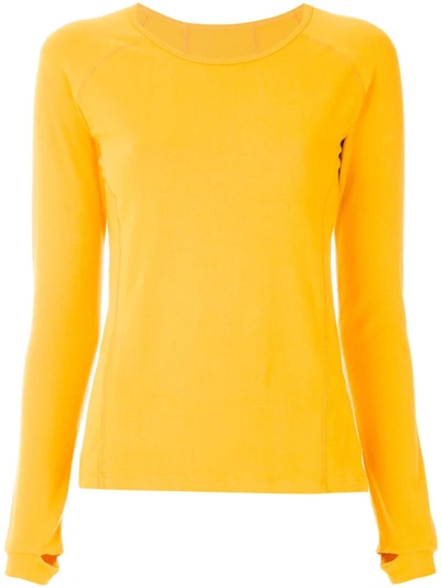 Track & Field Contemporânea Coolcotton Stretch Blouse In Yellow