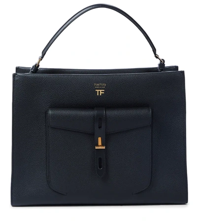 Tom Ford One Handle Tote In 黑色
