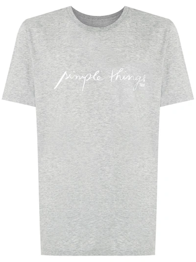 Track & Field 'coolcotton Simple' T-shirt In Grey