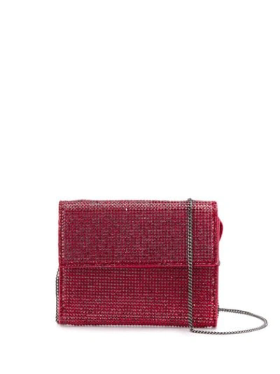 Marco De Vincenzo Embellished Coin Purse In Red