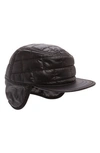 Patagonia Nano Puff Earflap Cap In Black