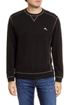 Tommy Bahama Tobago Bay Crewneck Sweatshirt In Black